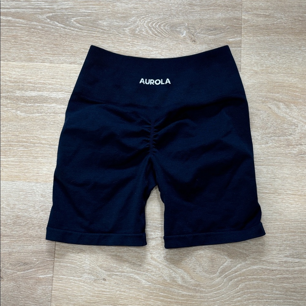 Aurola Women's Black Athletic Bike Shorts